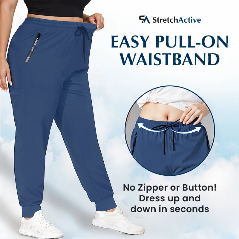 Puremance - Women's Ultra Soft Stretch Perfect Drape Casual Pants