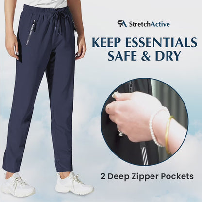Puremance - Women's Ultra Soft Stretch Perfect Drape Casual Pants